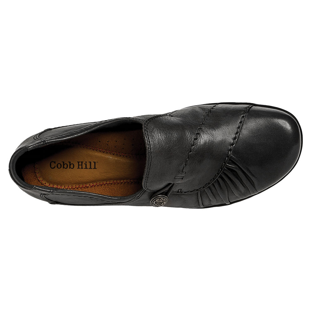 Rockport Singapore Womens Slip-On - Cobb Hill Paulette Black - KW2948630